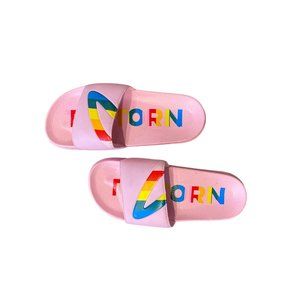 Tretorn Tragant Slide Sandal Pink Rainbow Size 6